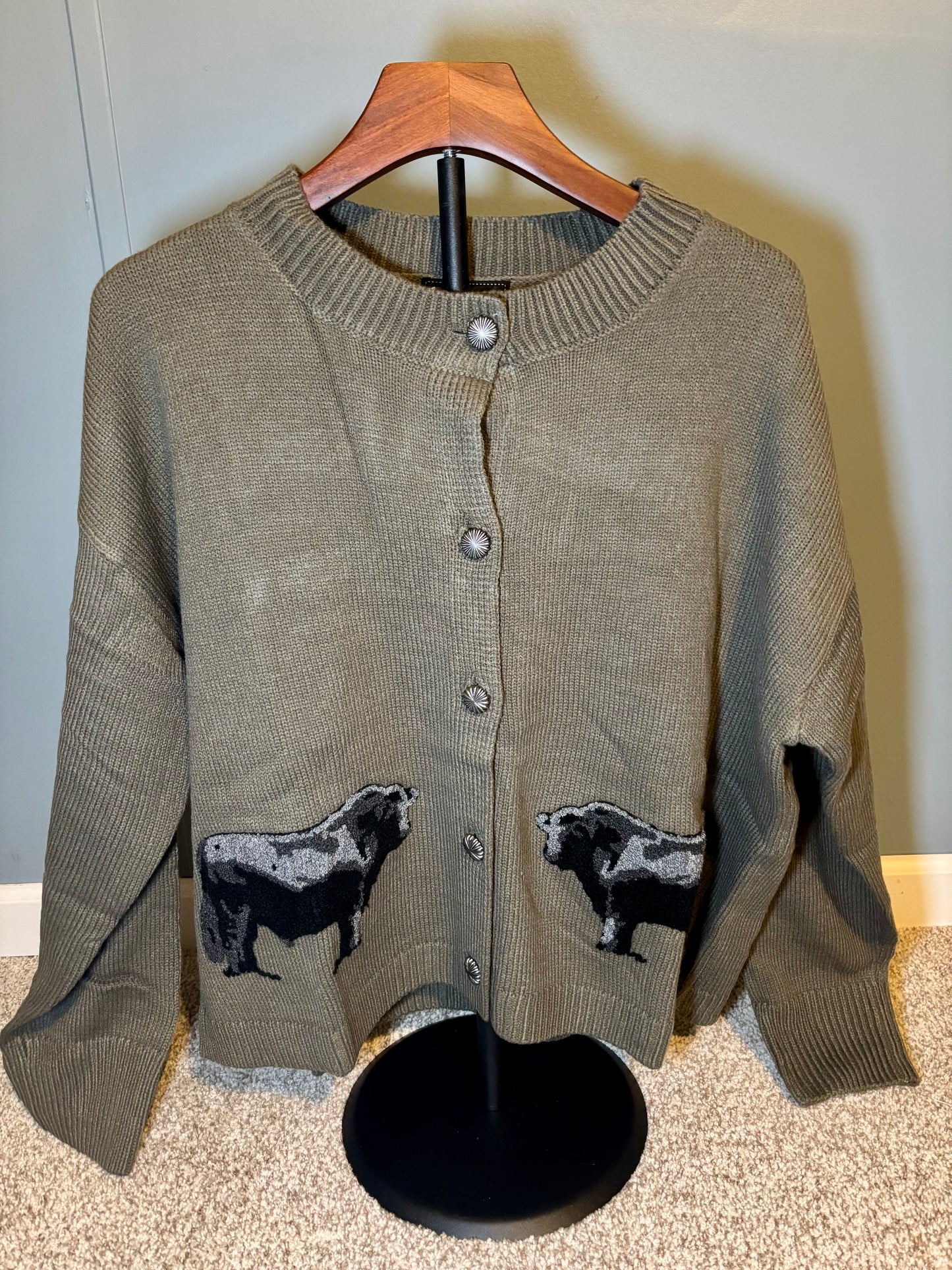 Ranch Royalty Angus Cardigan