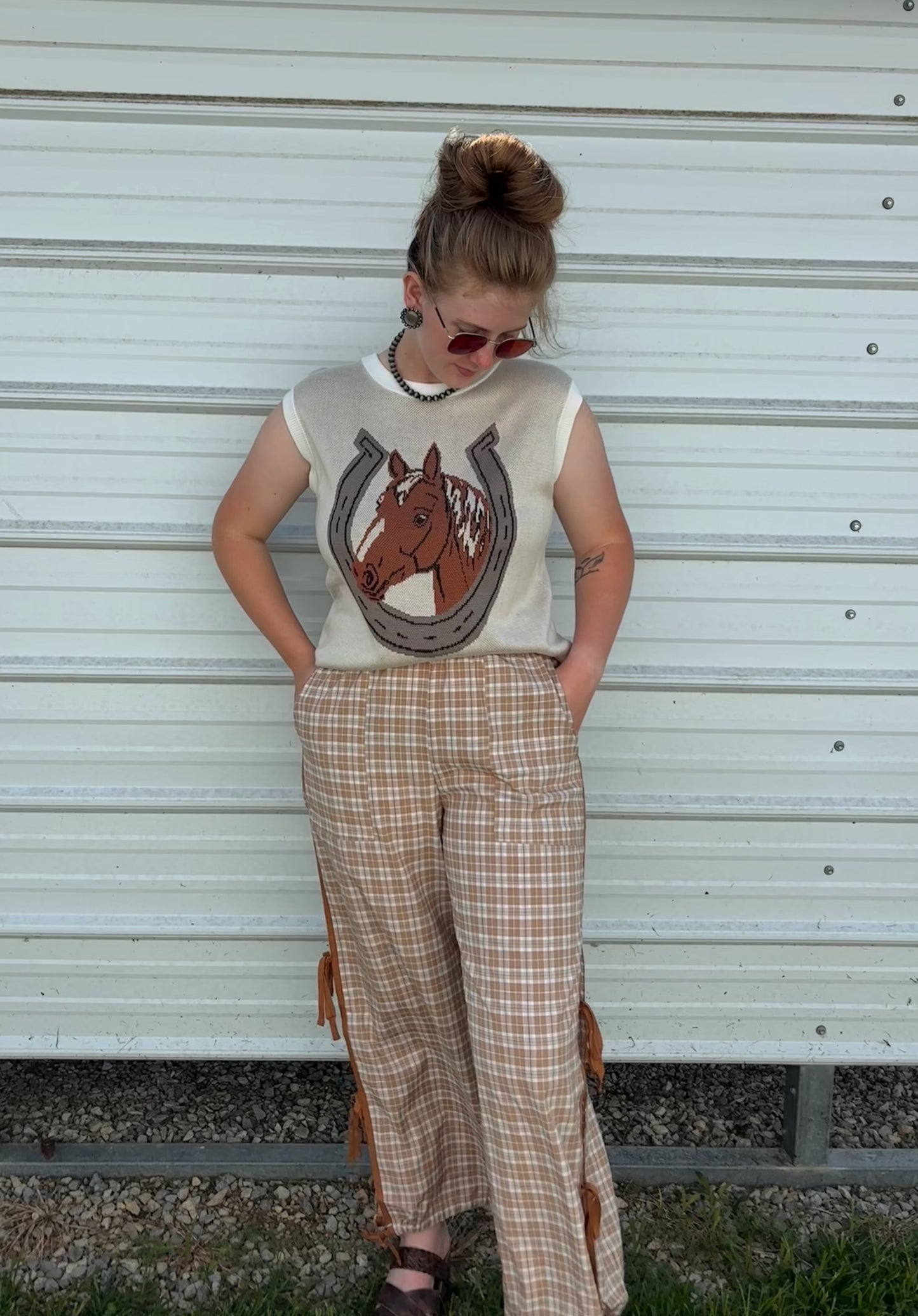 Sagebrush Plaid Pants