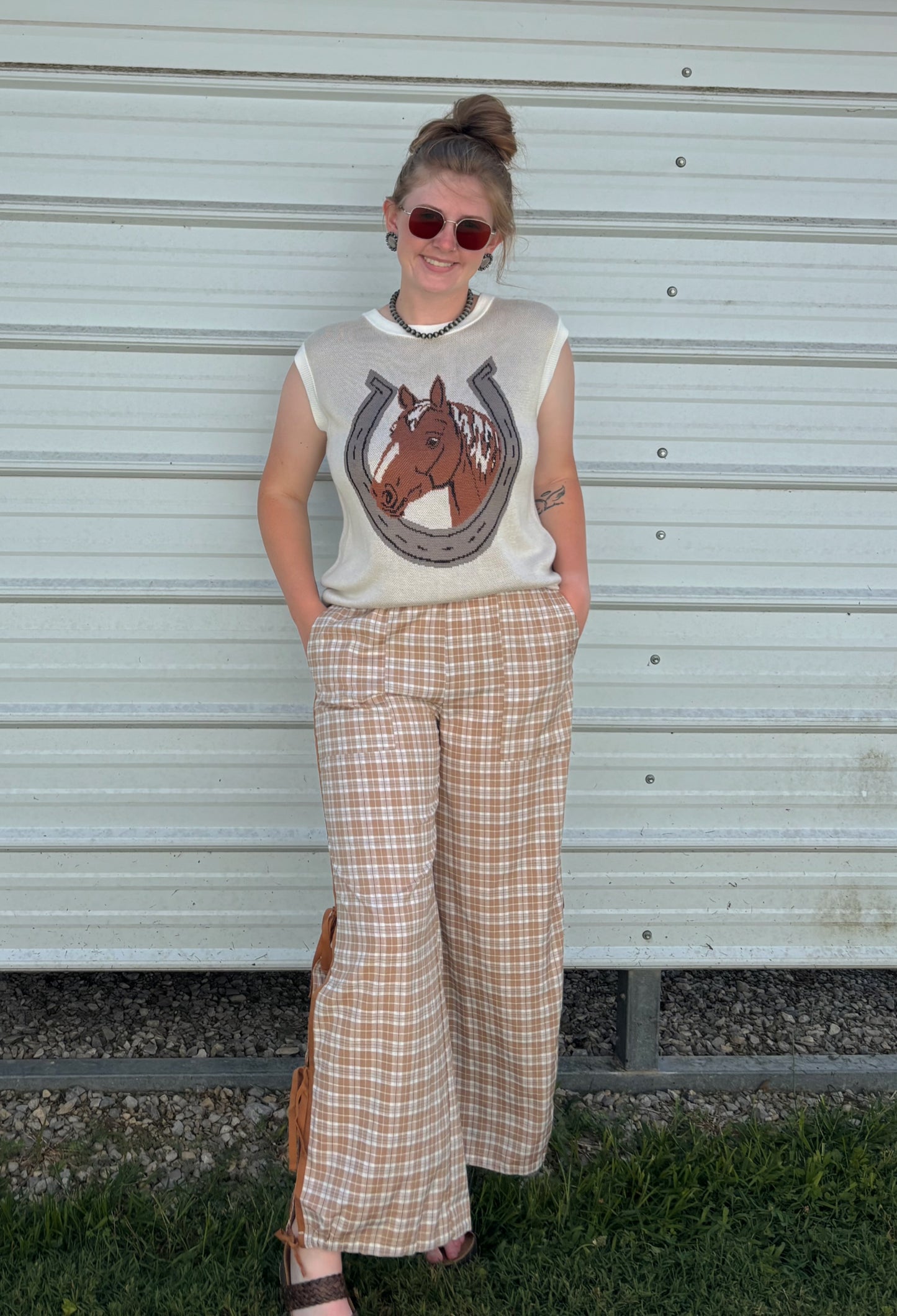 Sagebrush Plaid Pants