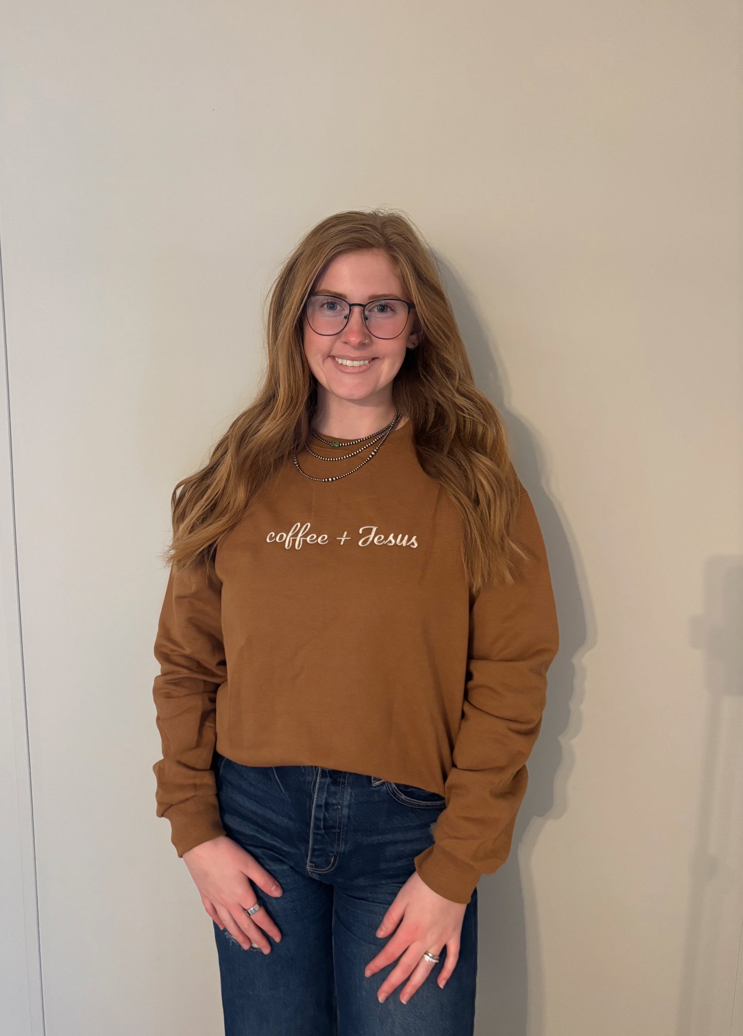 Coffee & Jesus Crewneck