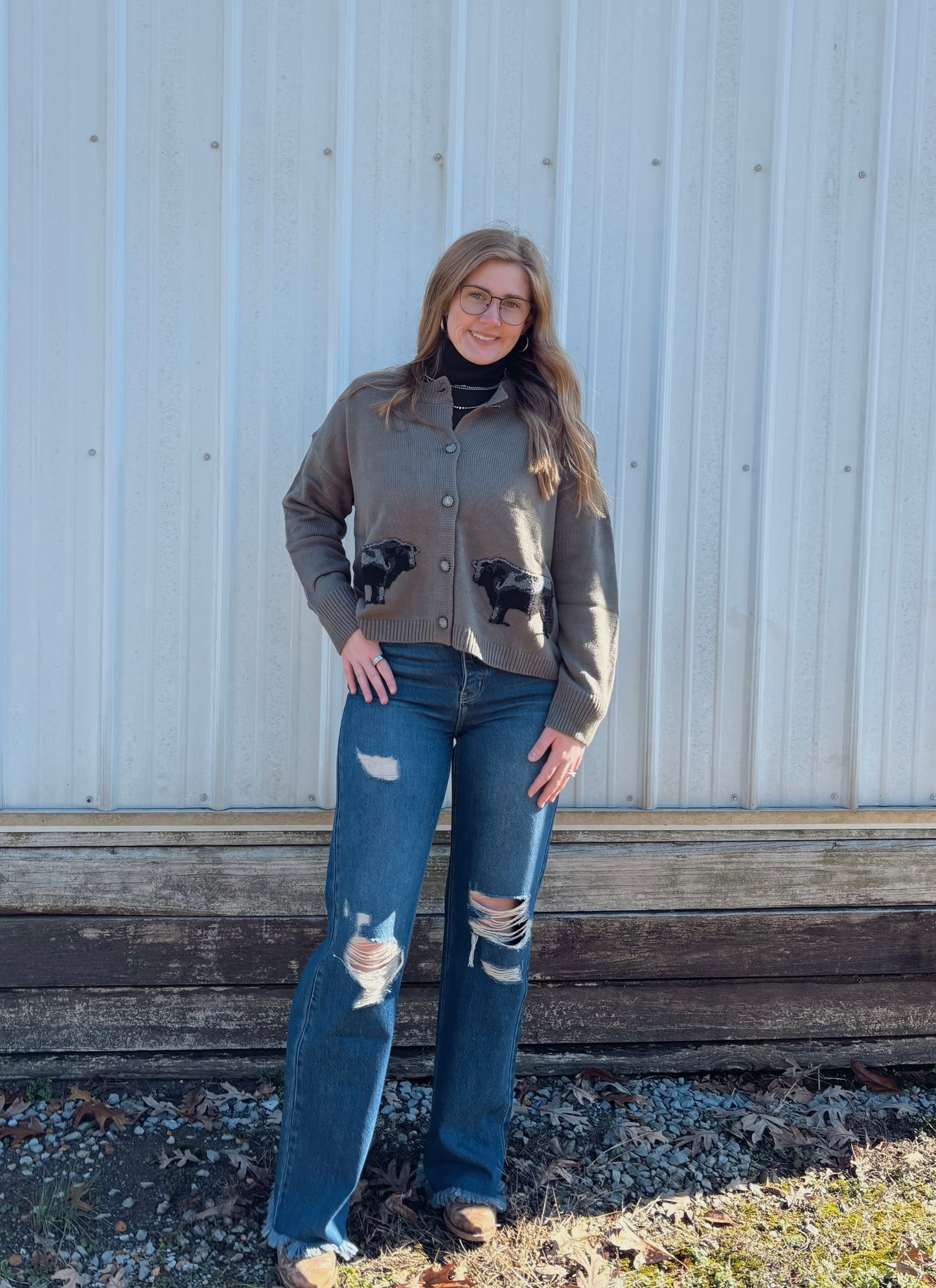 Ranch Royalty Angus Cardigan