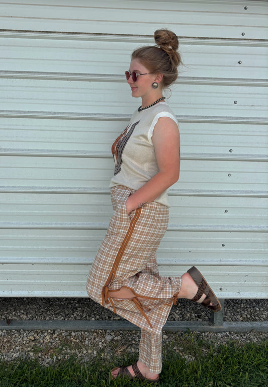 Sagebrush Plaid Pants