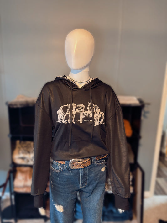 Leather or Not Hoodie