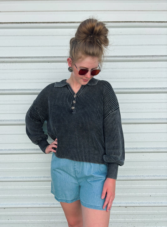 Backroads Button Pullover