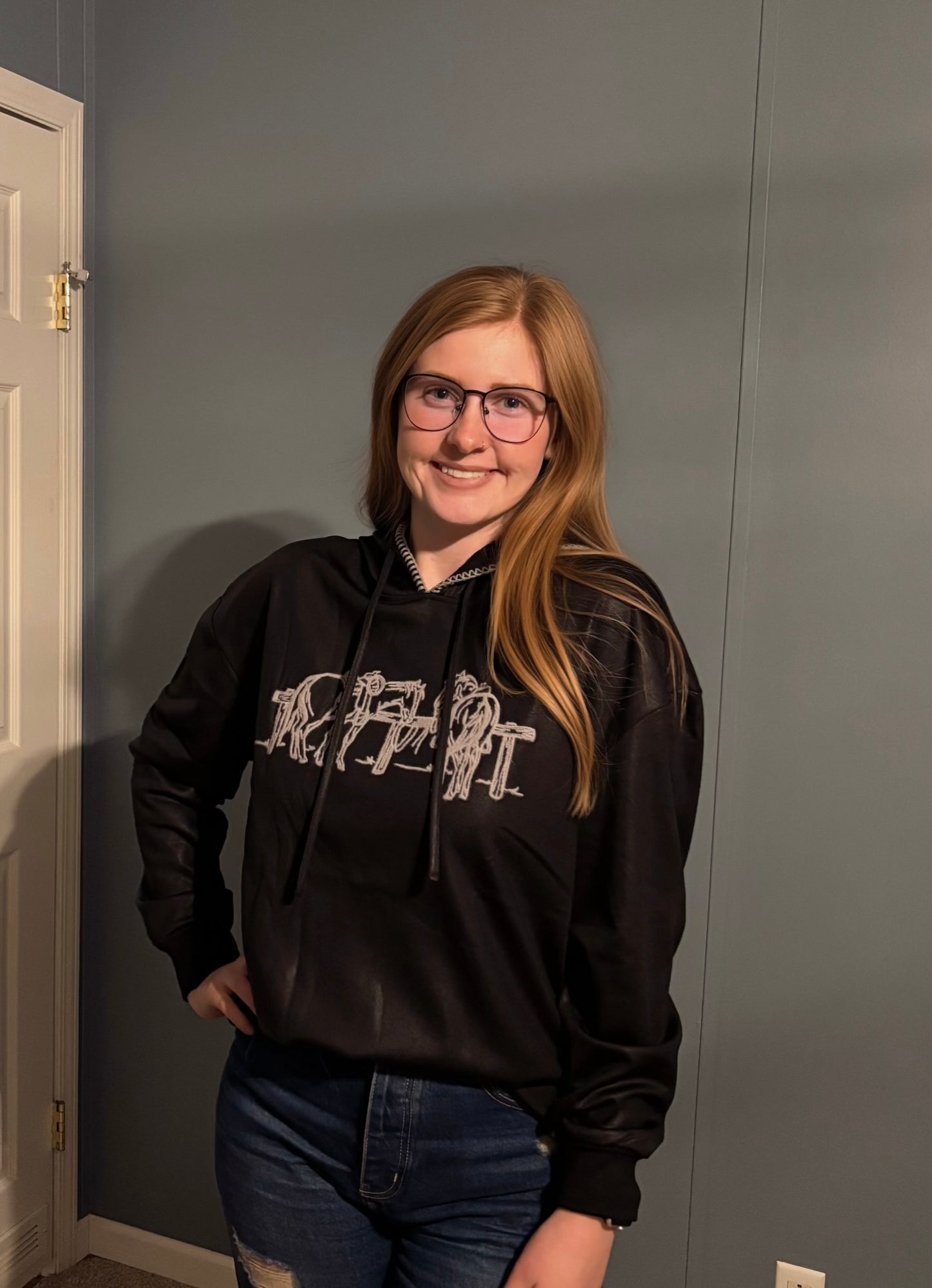 Leather or Not Hoodie