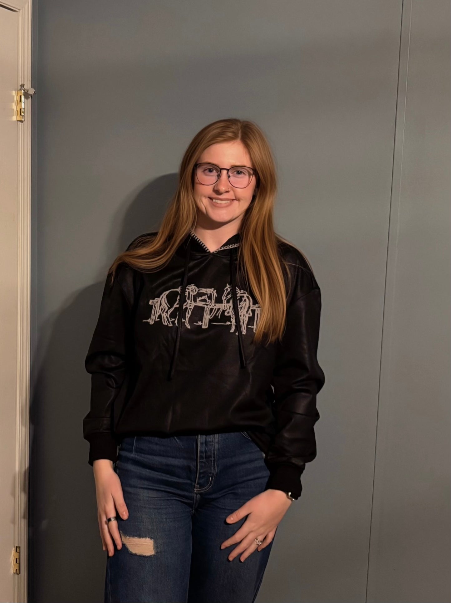 Leather or Not Hoodie