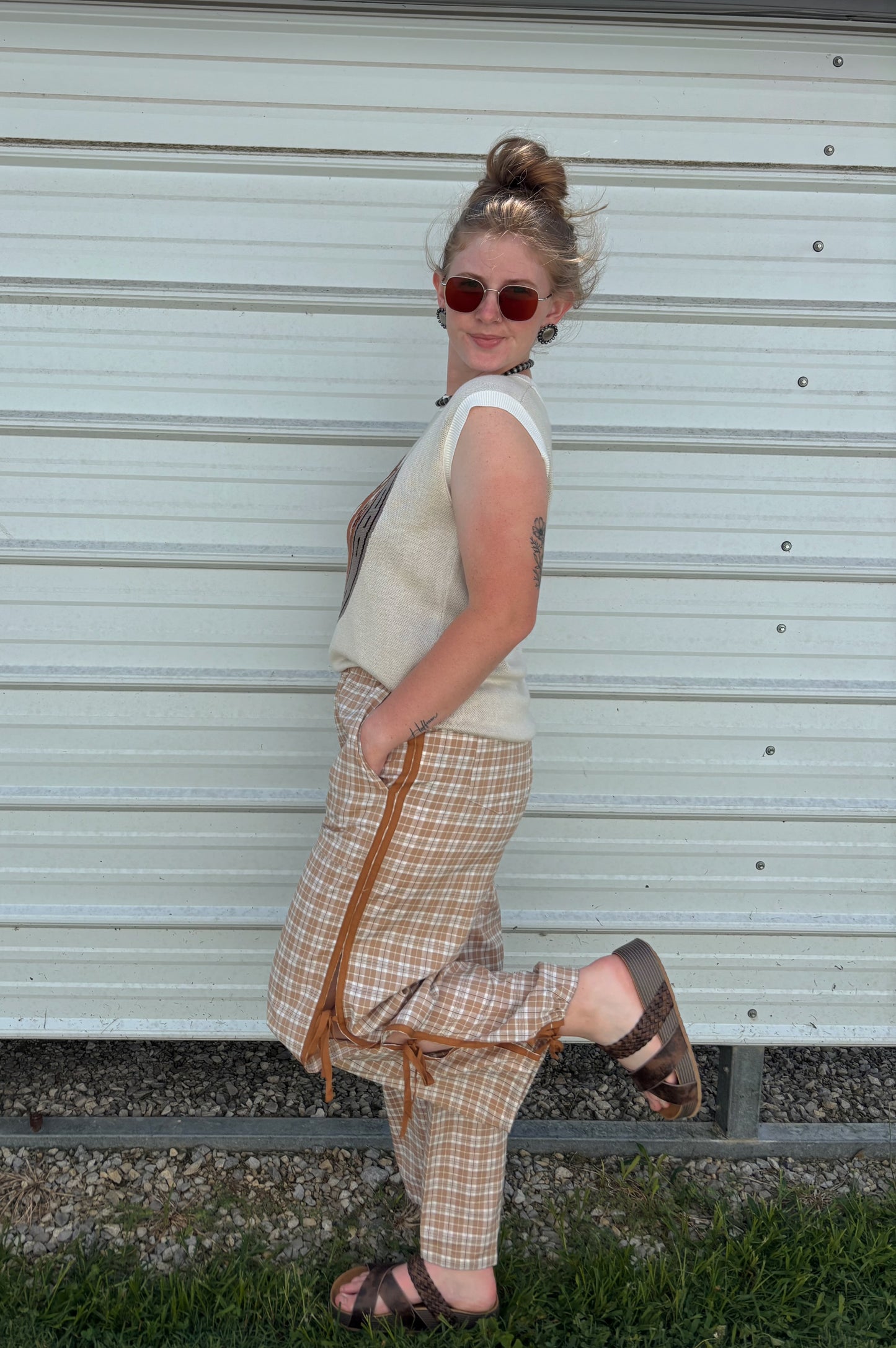 Sagebrush Plaid Pants