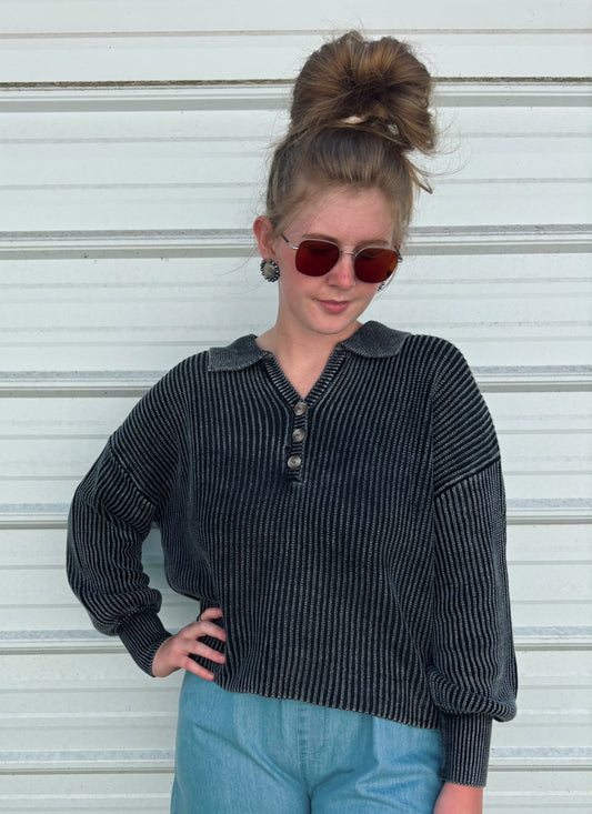Backroads Button Pullover