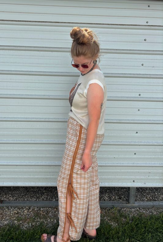 Sagebrush Plaid Pants