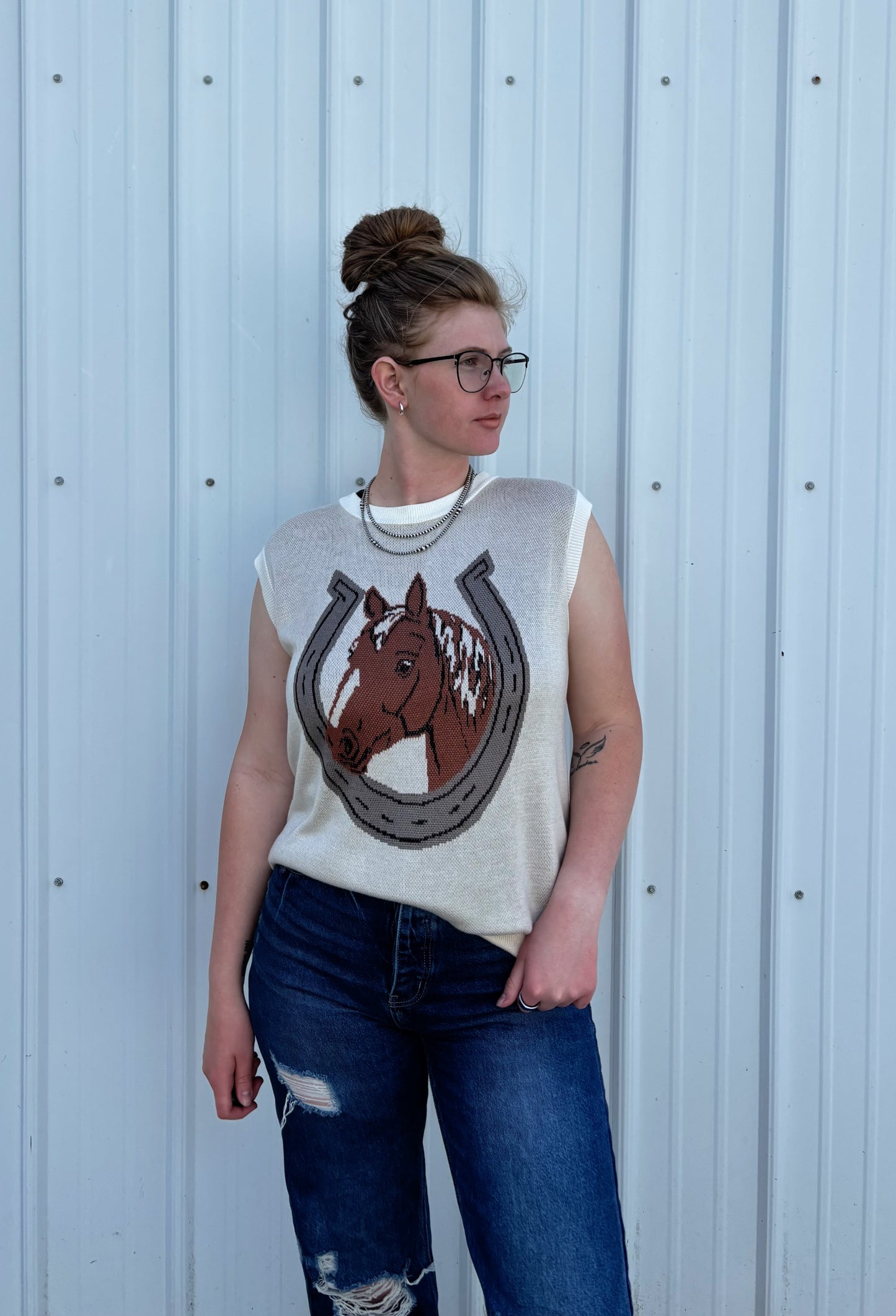Horseshoe Sweater Vest